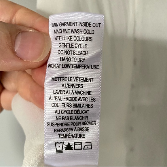 Ricki’s white sheer sleeveless top with embroidered floral trim - Picture 9 of 9